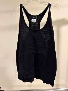 Nike Black Mesh Dri-FIT Racerback Tank